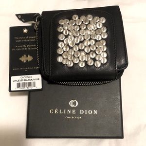 BNEW Celine Dion Cadence Zip Around Square Wallet
